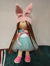 Кукла текстильная "Зайка"